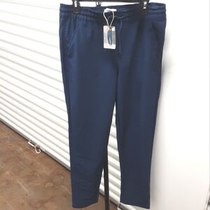 Avenue Womens Blue Pants Size Med